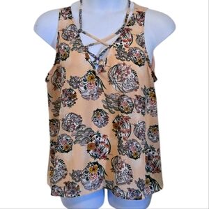 Mauric's floral tank